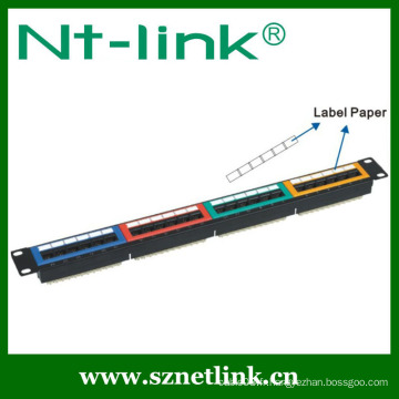 110 IDC 48 port chargé cat6 rj45 patch panel